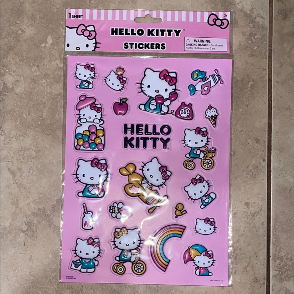 Hello Kitty Pink Sticker Collection - Picture 2 of 3